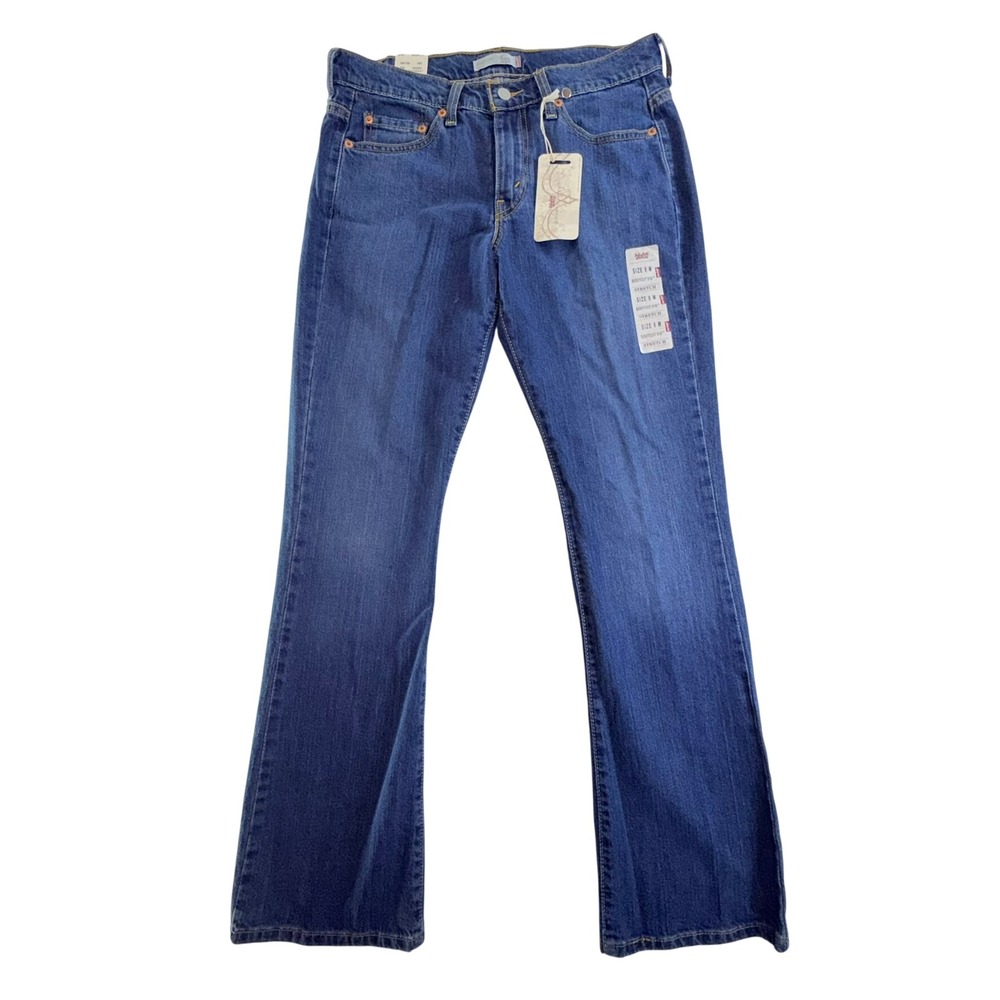 NEW Old Stock Levis 515 Bootcut Jeans Womens 8 Medium Wash Stretch Blue 2005 VTG